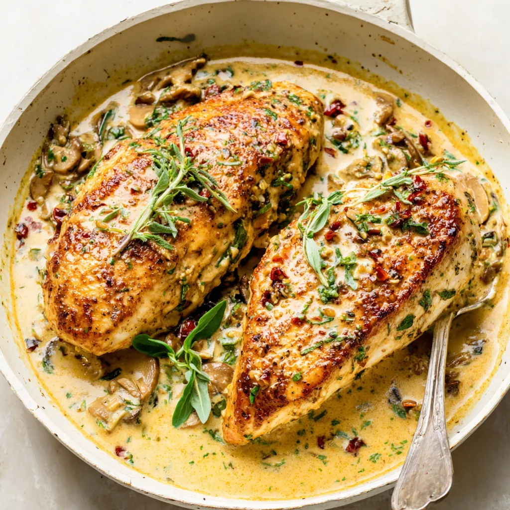 Marry Me Chicken is the star of this delicious and creamy featured image.