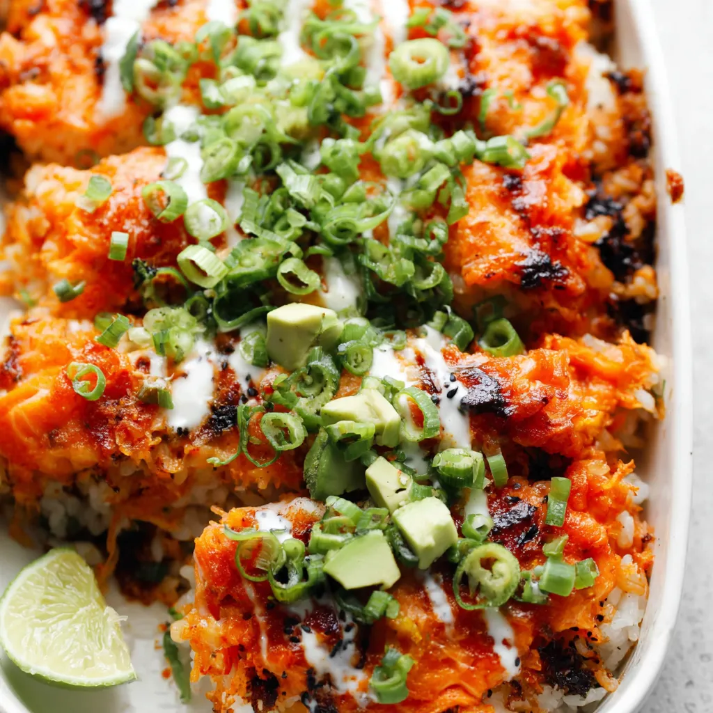 A delicious Salmon Sushi Bake is featured in this recipe article.