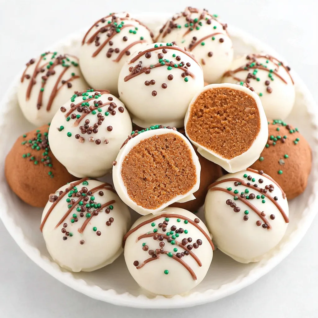 GINGERBREAD TRUFFLES ULTIMATE EASY TREAT