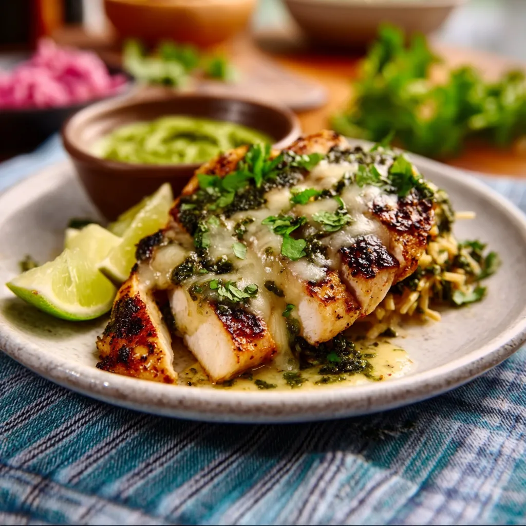 GRILLED SALSA VERDE PEPPER JACK CHICKEN BEST