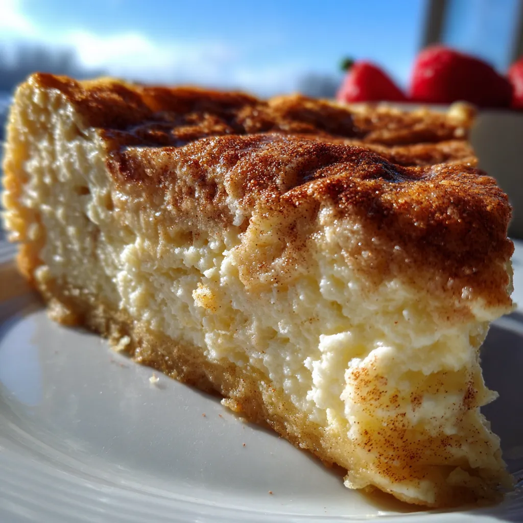 A delicious slice of homemade Snickerdoodle Cheesecake sits as the featured image for a recipe article.
