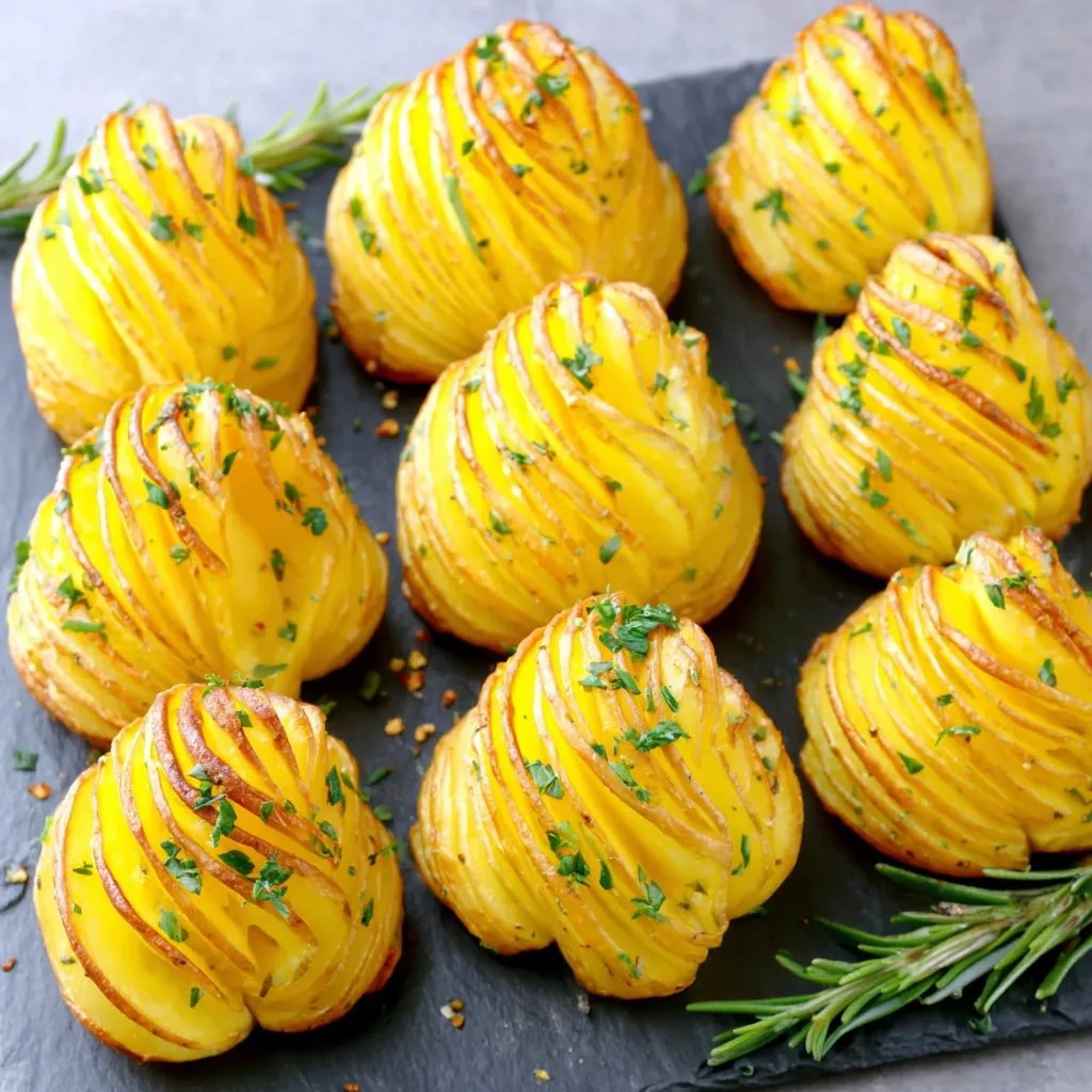 A close-up shot showcases perfectly piped and golden-brown Duchess Potatoes, ready to be served.
