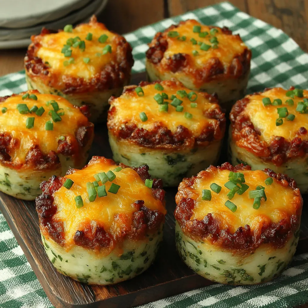 PERFECT STUFFED MASHED POTATO NESTS