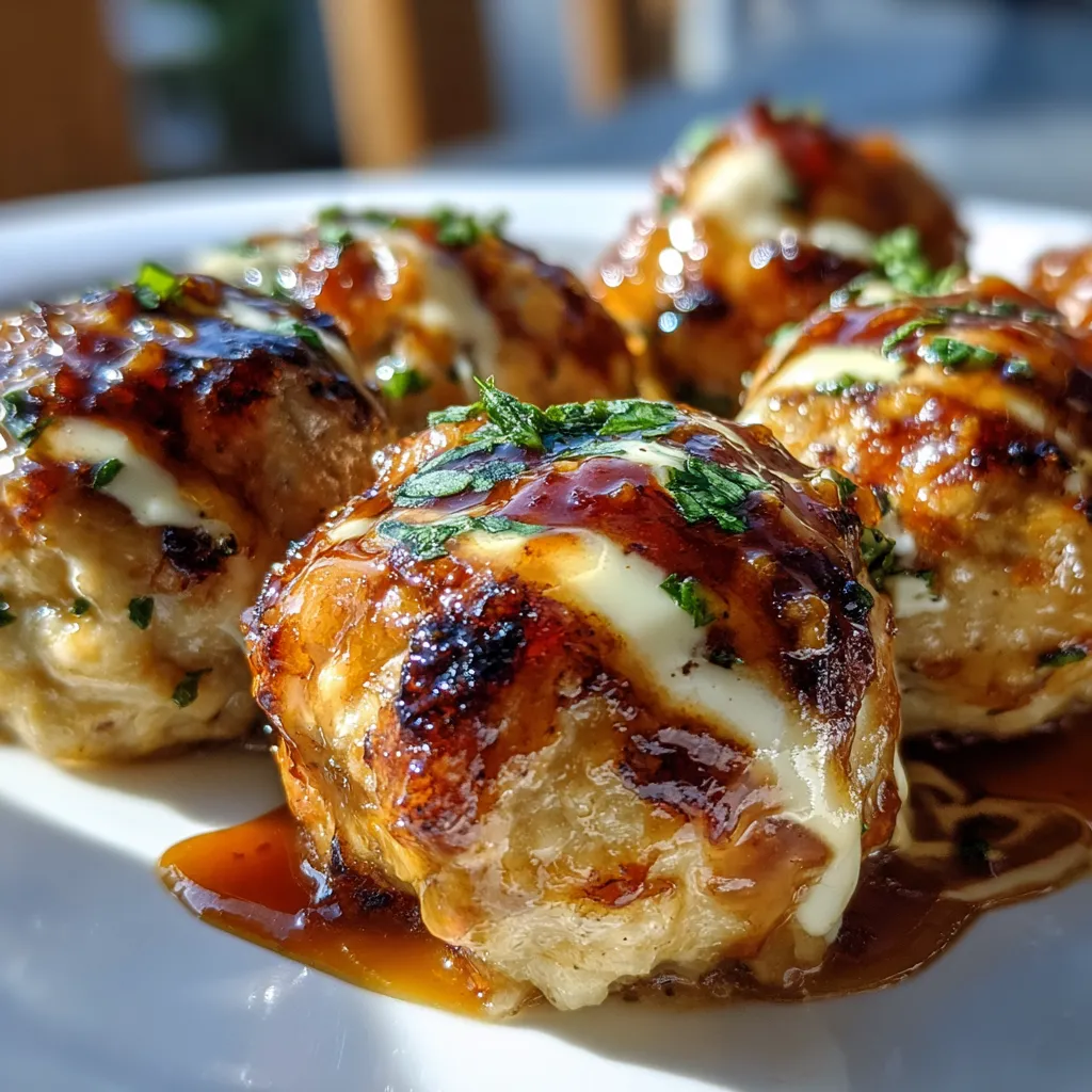 PINEAPPLE TERIYAKI CHICKEN MEATBALLS EASY
