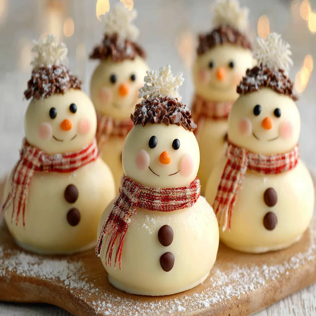 SNOWMAN TRUFFLES ULTIMATE EASY RECIPE