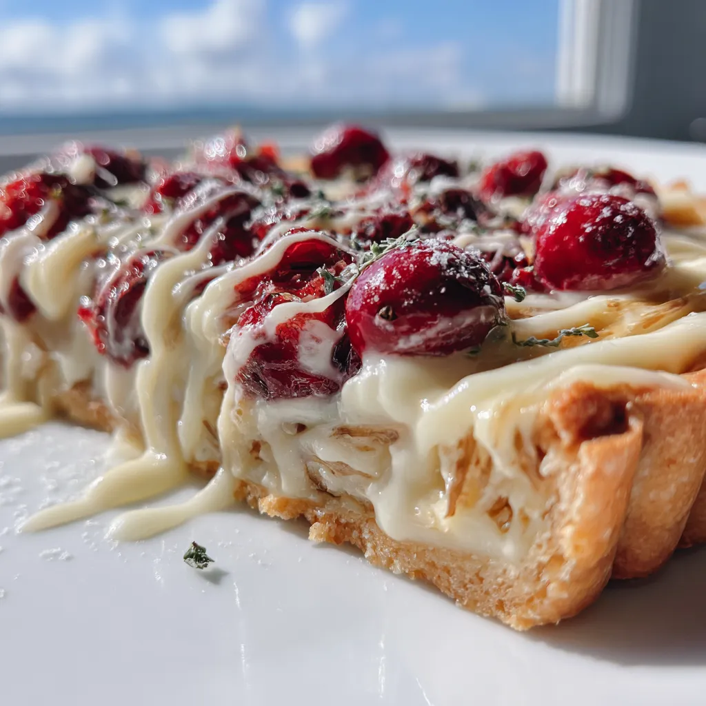 WHITE CHOCOLATE CRANBERRY TART PERFECT
