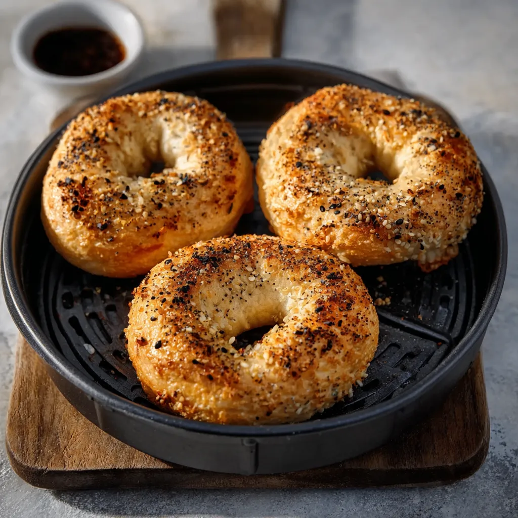 Close-up view showcasing the creamy texture of Cottage Cheese Bagels in an article about this delicious breakfast or snack option.