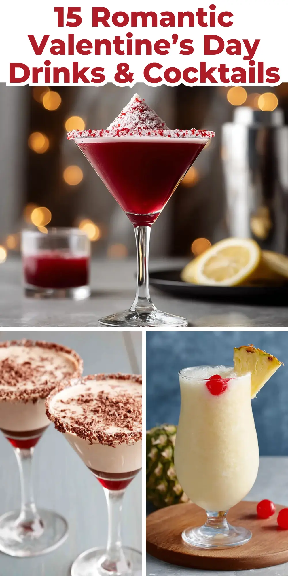 15 Romantic Valentine’s Day Drinks & Cocktails