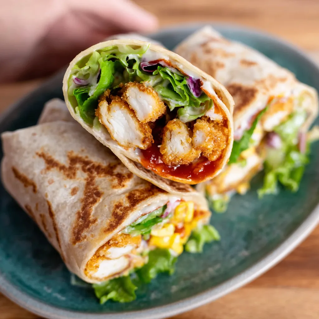 AIR FRYER CHICKEN MOZZARELLA WRAPS EASY