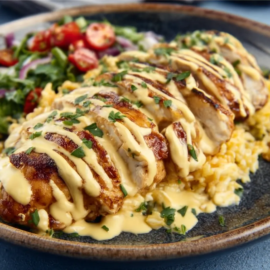AMAZING MEXICAN CHICKEN WITH CHEESE SAUCE