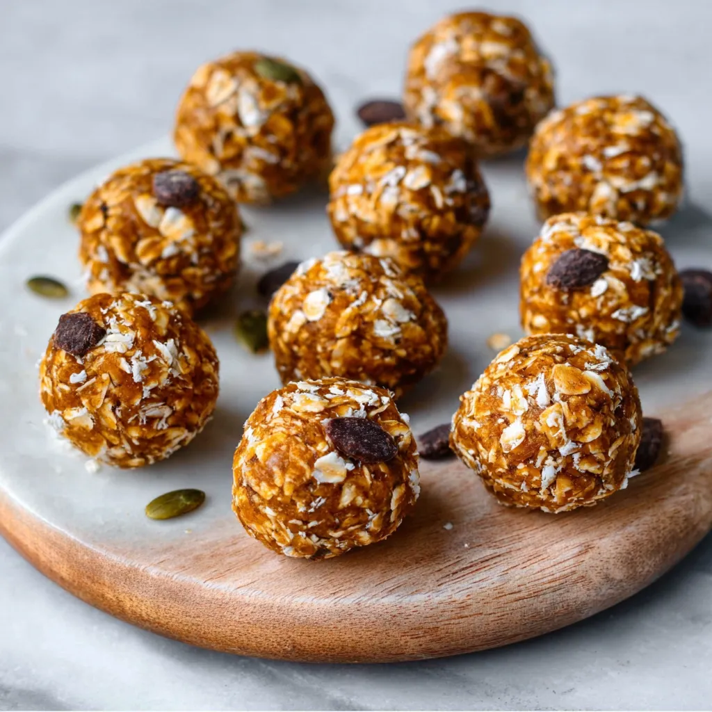 AMAZING PUMPKIN PROTEIN BALLS