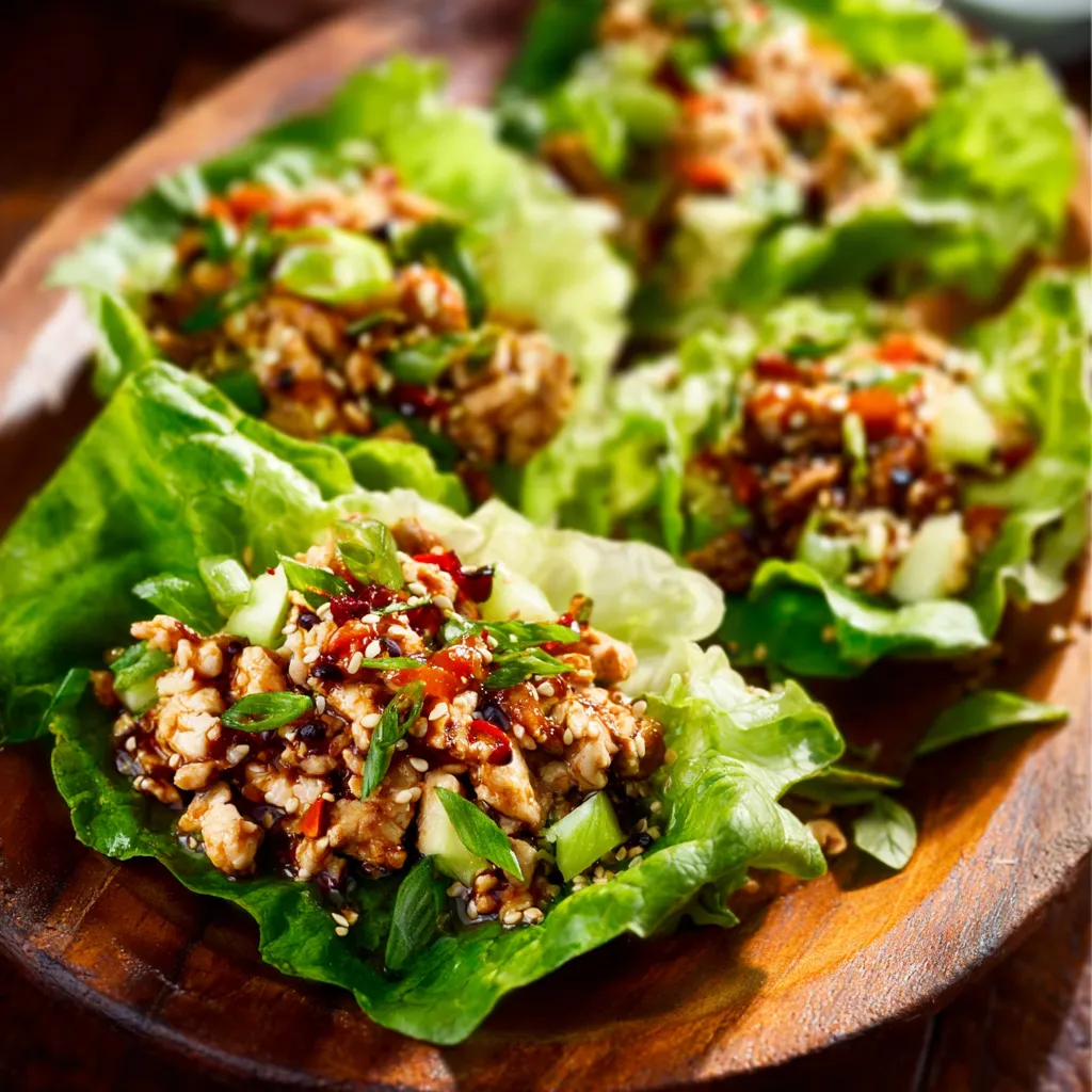 BEST ASIAN CHICKEN LETTUCE WRAPS