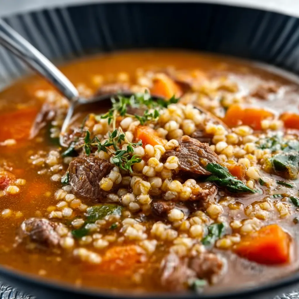 BEST BEEF AND BARLEY SOUP