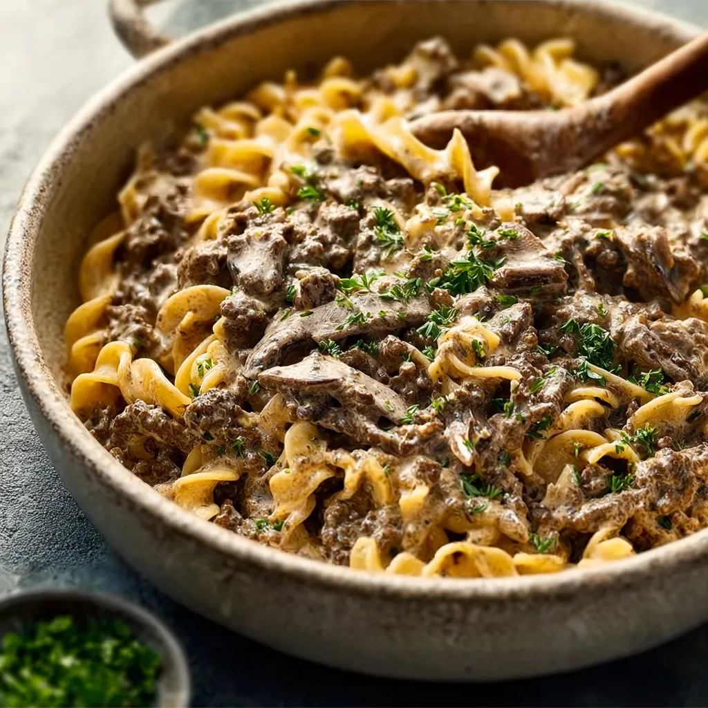 BEST BEEF STROGANOFF EVER