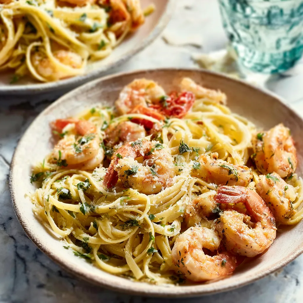 BEST GARLIC BUTTER SHRIMP SCAMPI