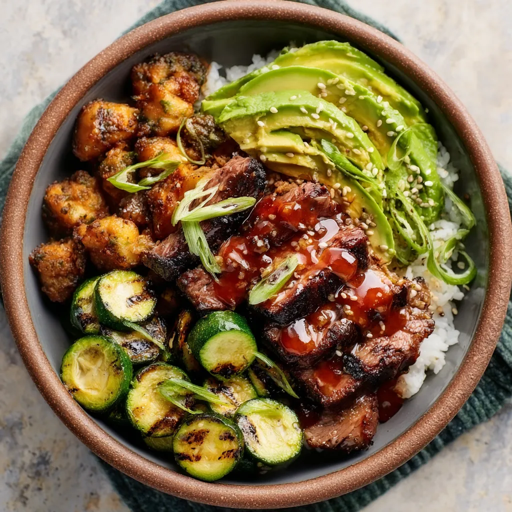 BEST GRILLED STEAK BOWL EVER