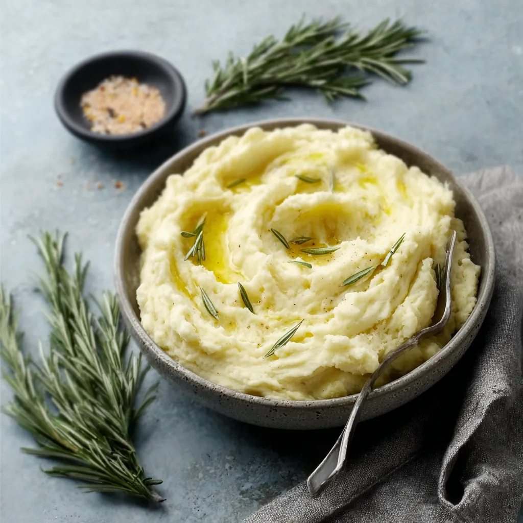 BEST ROSEMARY GARLIC MASHED POTATOES