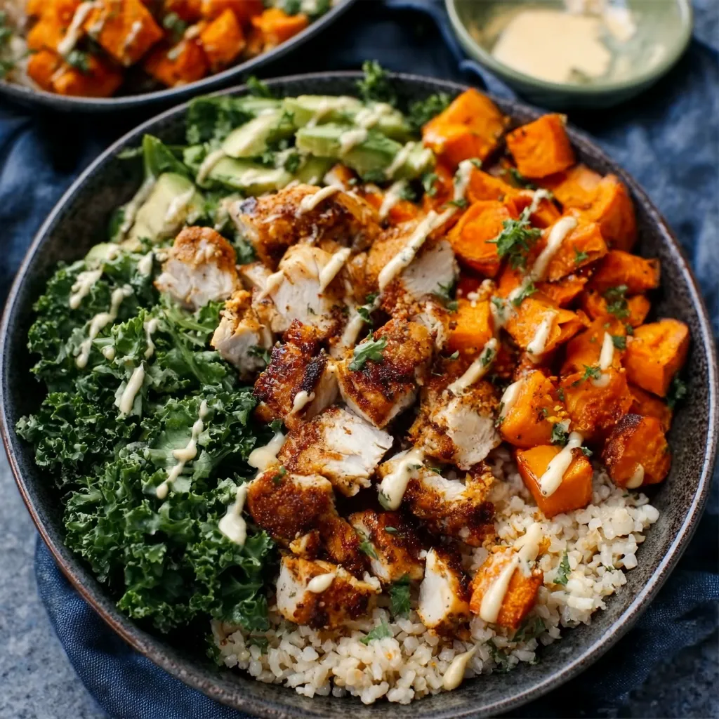 CHICKEN SWEET POTATO RICE BOWL BEST