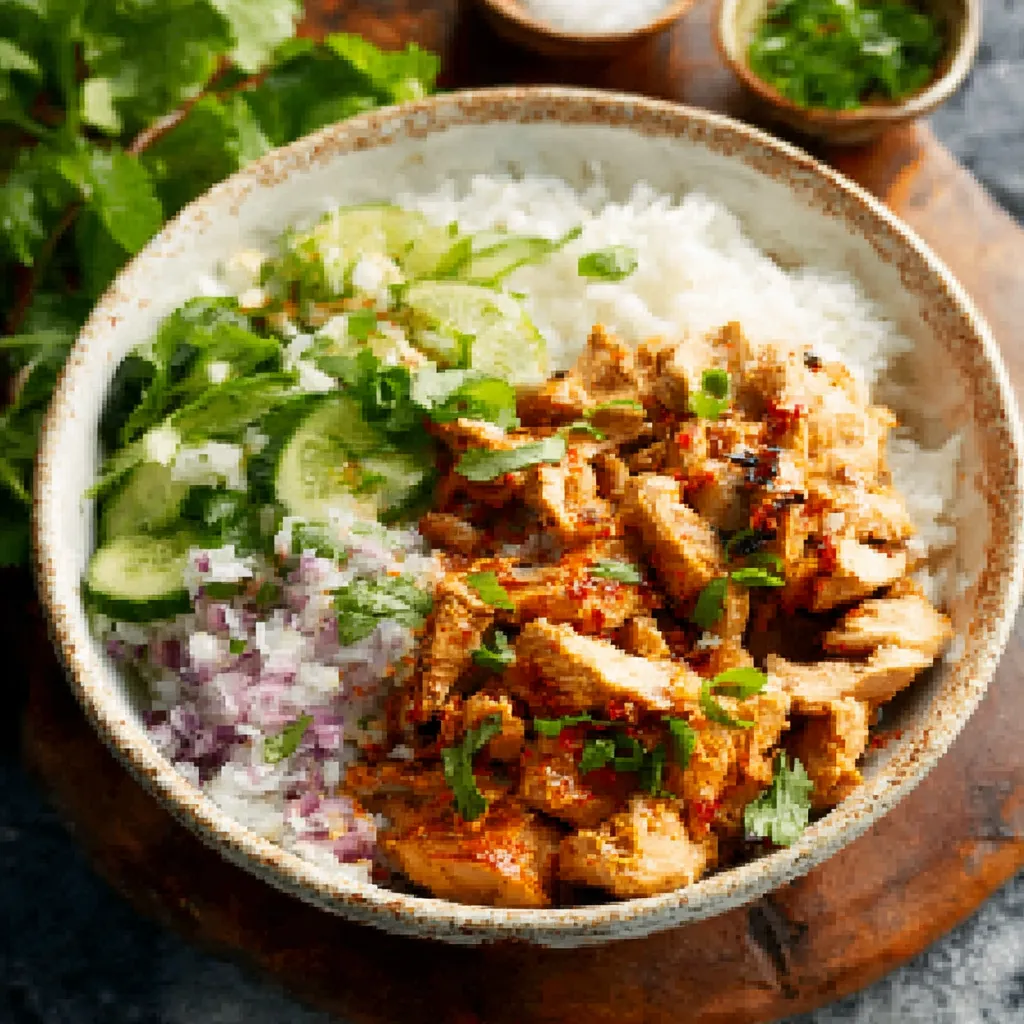 COCONUT CHICKEN RICE BOWL EASY
