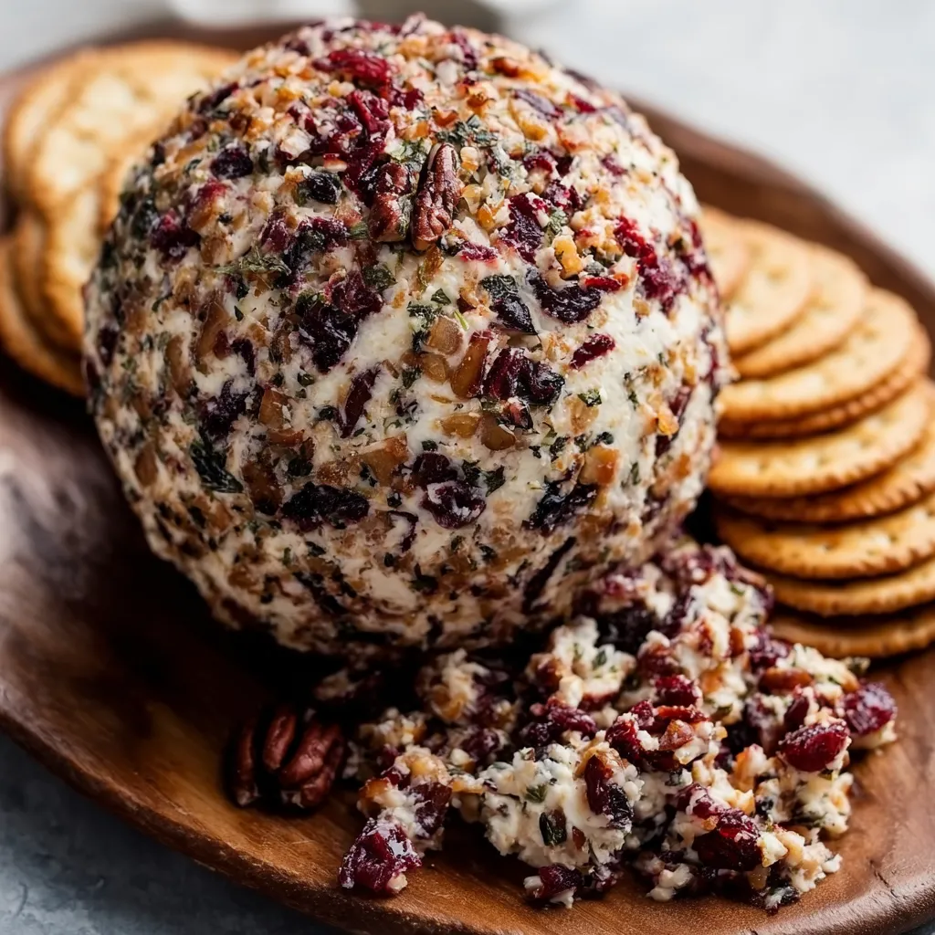 CRANBERRY PECAN CHEESE BALL IRRESISTIBLE