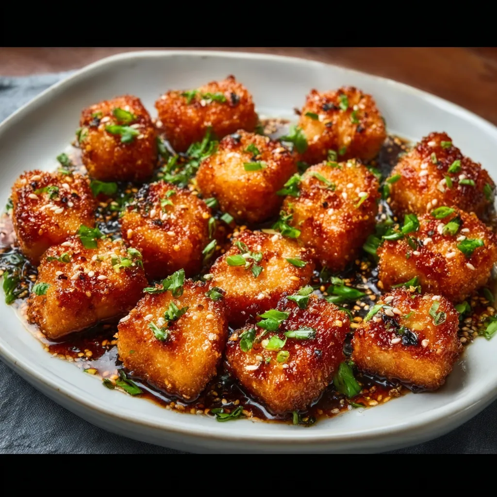 EASY HONEY GARLIC SALMON BITES