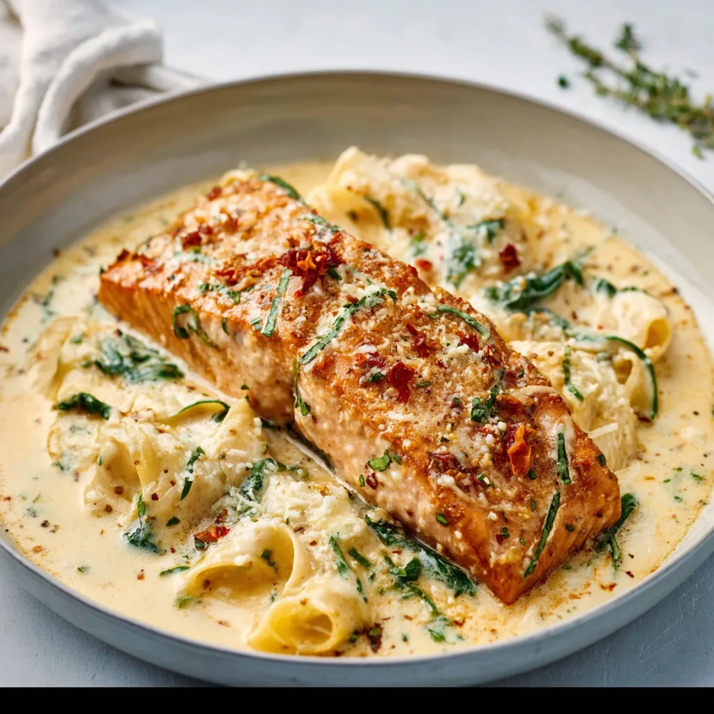 EASY TUSCAN SALMON RECIPE