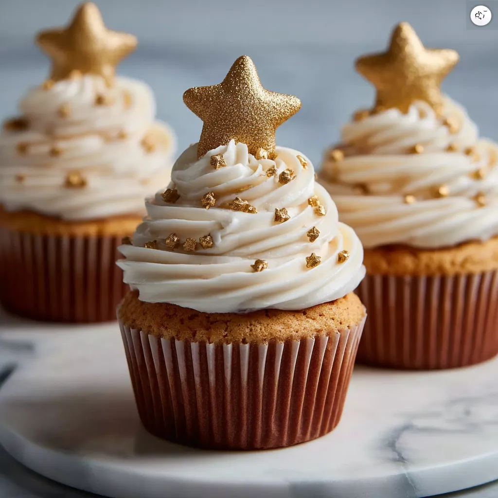 GOLD STAR CUPCAKES AMAZING TREAT