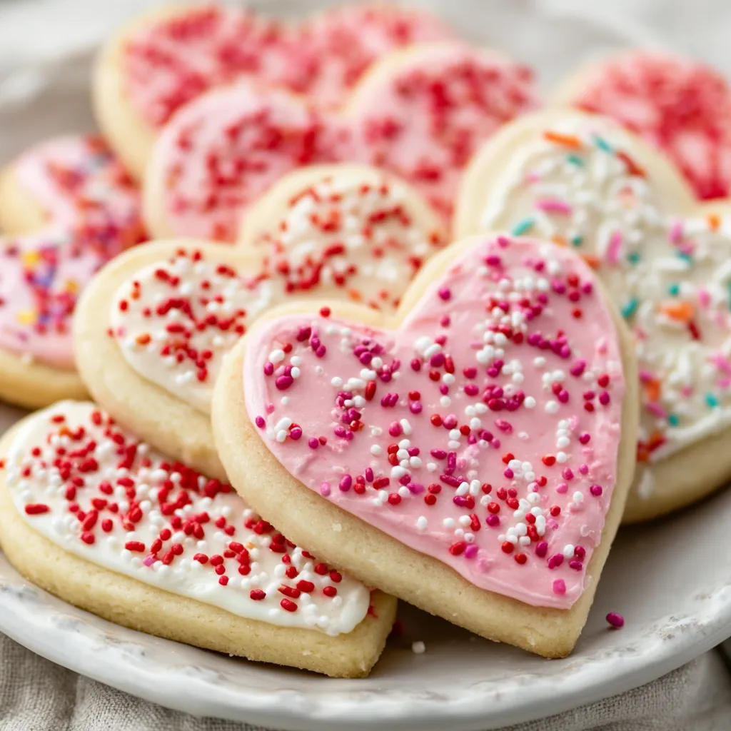 HEART SHAPED SUGAR COOKIES PERFECT