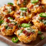 Jalapeno Popper Bites are shown as a delicious appetizer in this featured image.