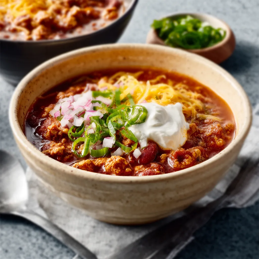 LEAN TURKEY CHILI PERFECT EASY