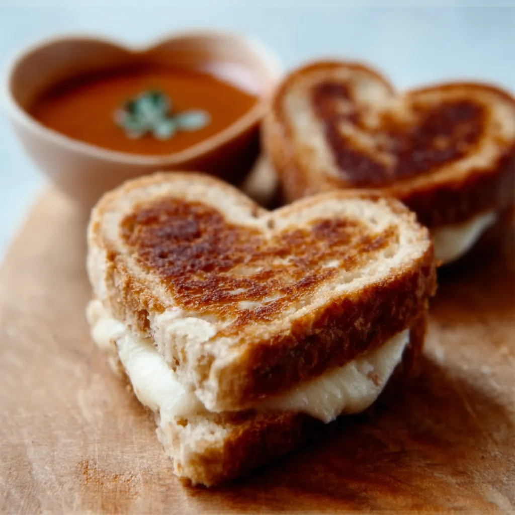 MINI GRILLED CHEESE HEARTS PERFECT