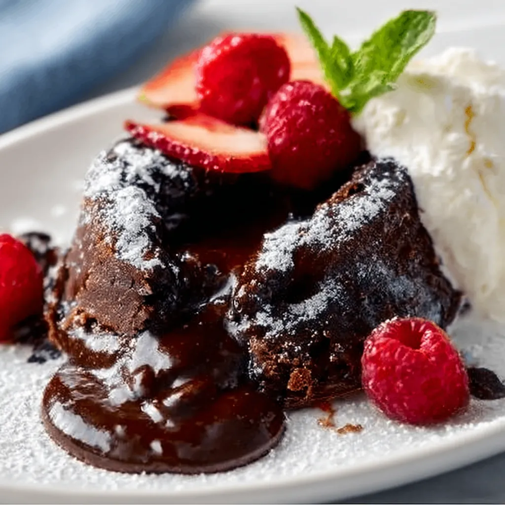 PERFECT MOLTEN CHOCOLATE LAVA CAKE