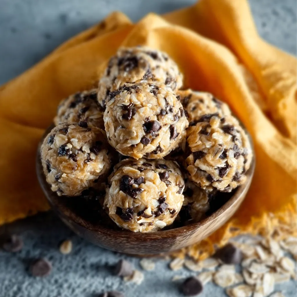 PERFECT PEANUT BUTTER OATMEAL BALLS