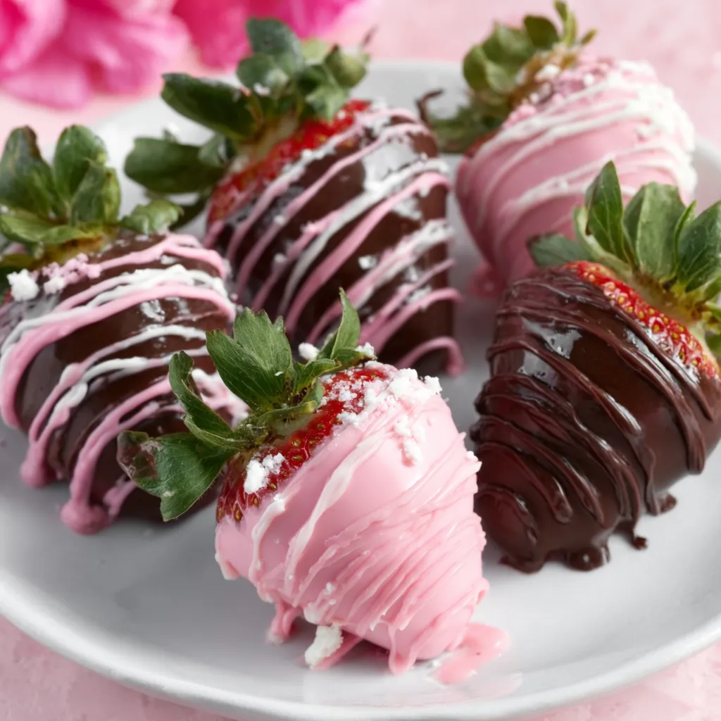 PERFECT PINK CHOCOLATE STRAWBERRIES