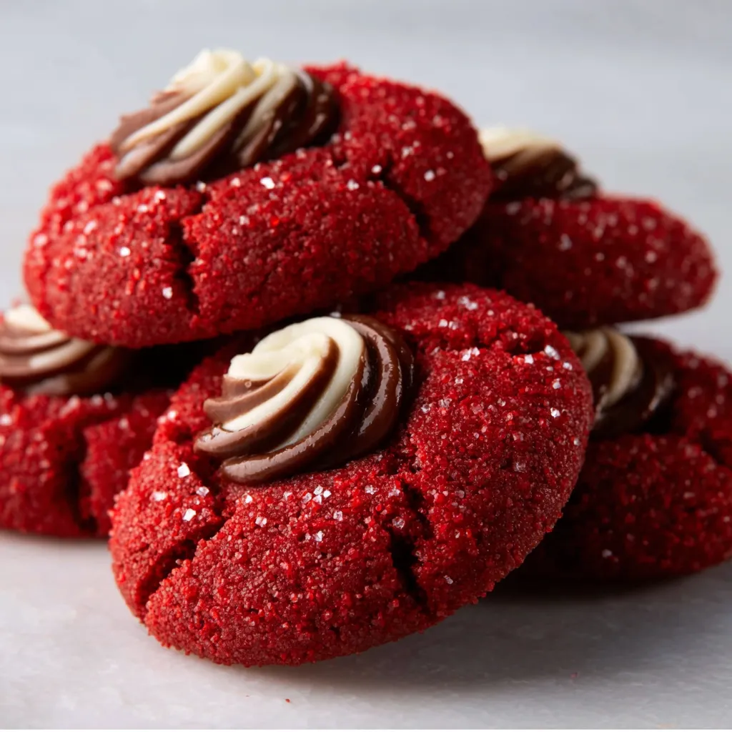 Red Velvet Blossoms Cookies, a featured image showcasing the delicious treat.
