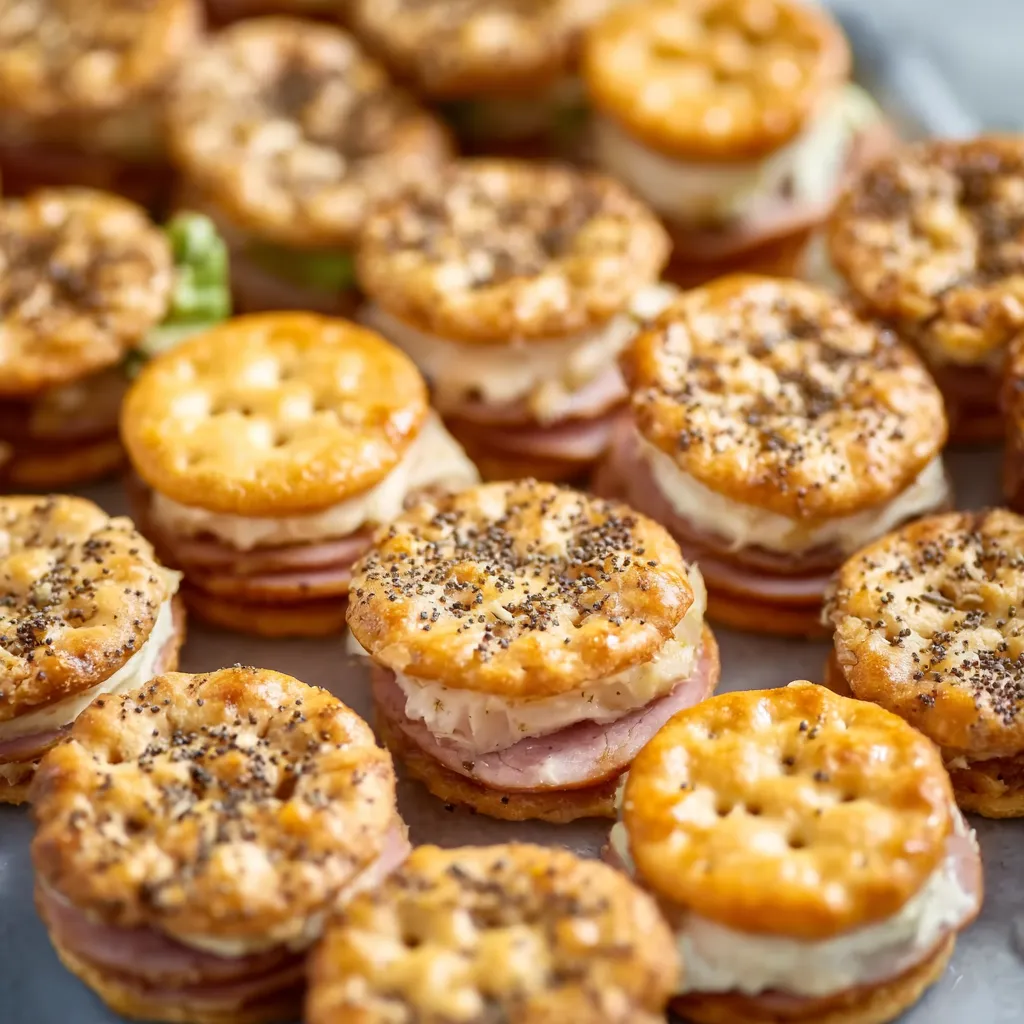 RITZ CRACKER PARTY SANDWICHES EASY