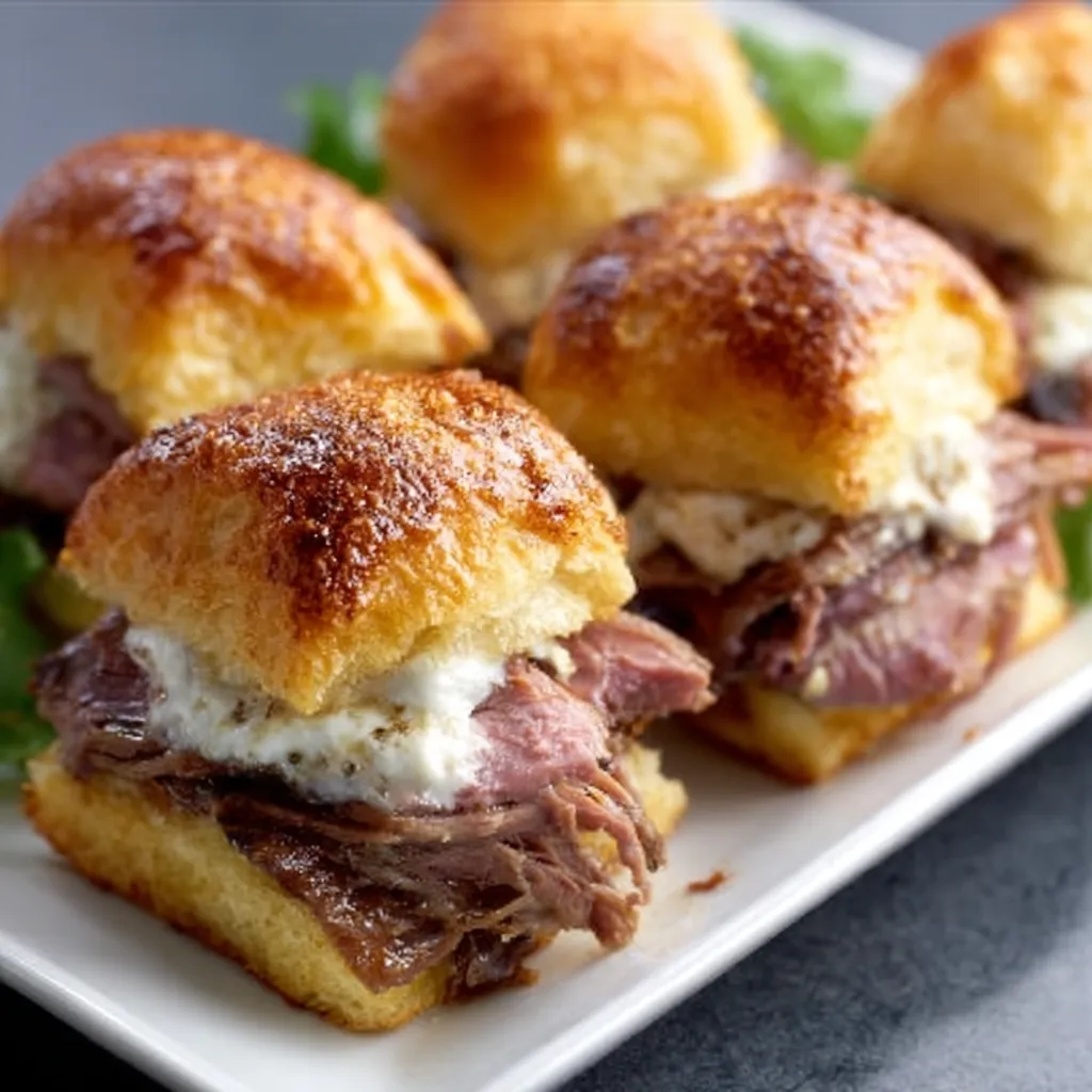 ROAST BEEF SLIDERS BEST EVER