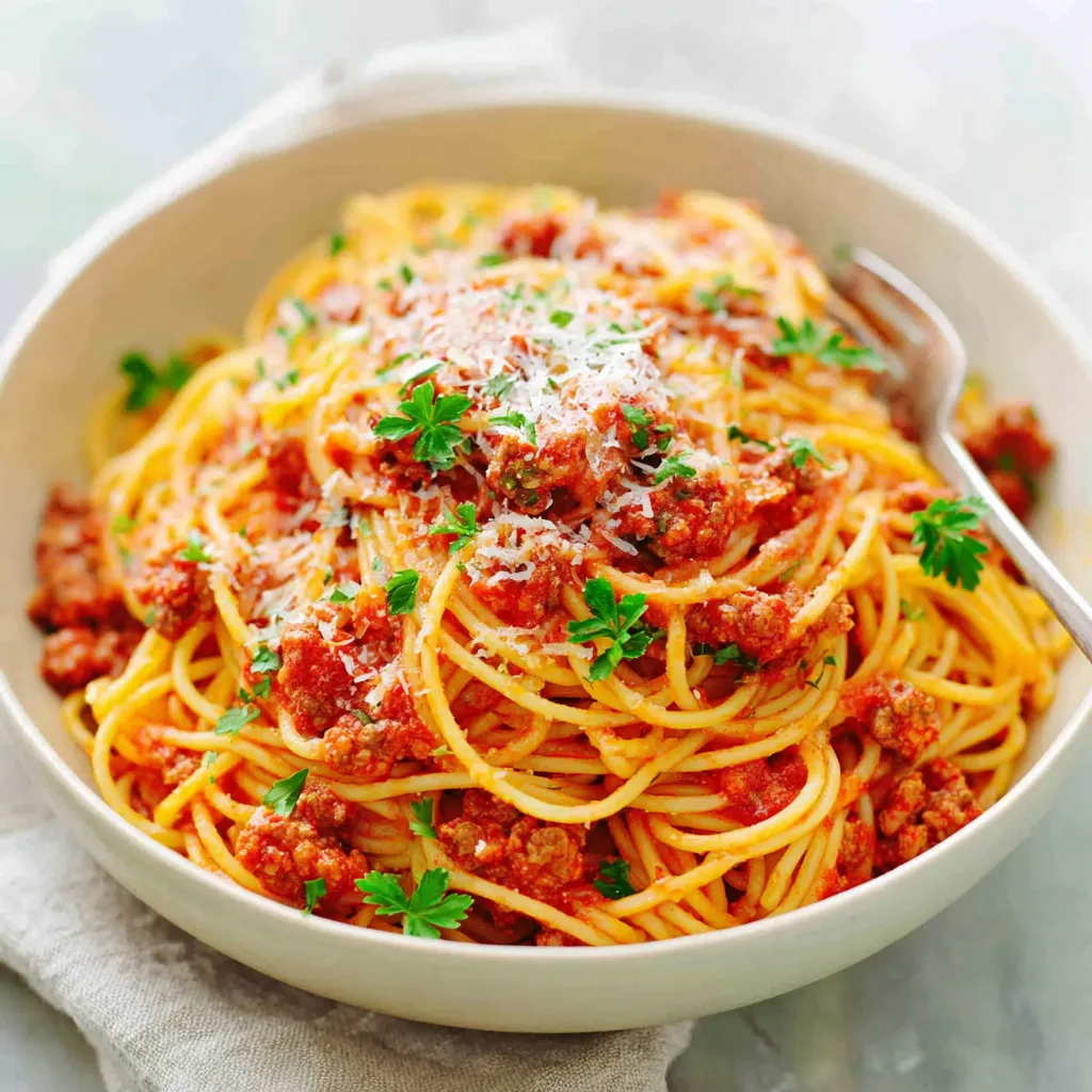 SPAGHETTI WITH MEAT SAUCE BEST