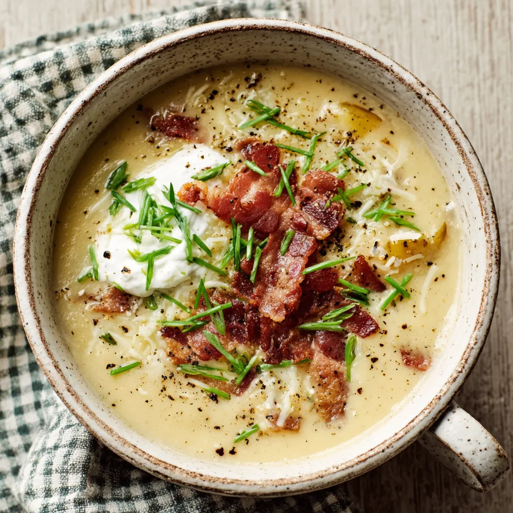 ULTIMATE BAKED POTATO SOUP