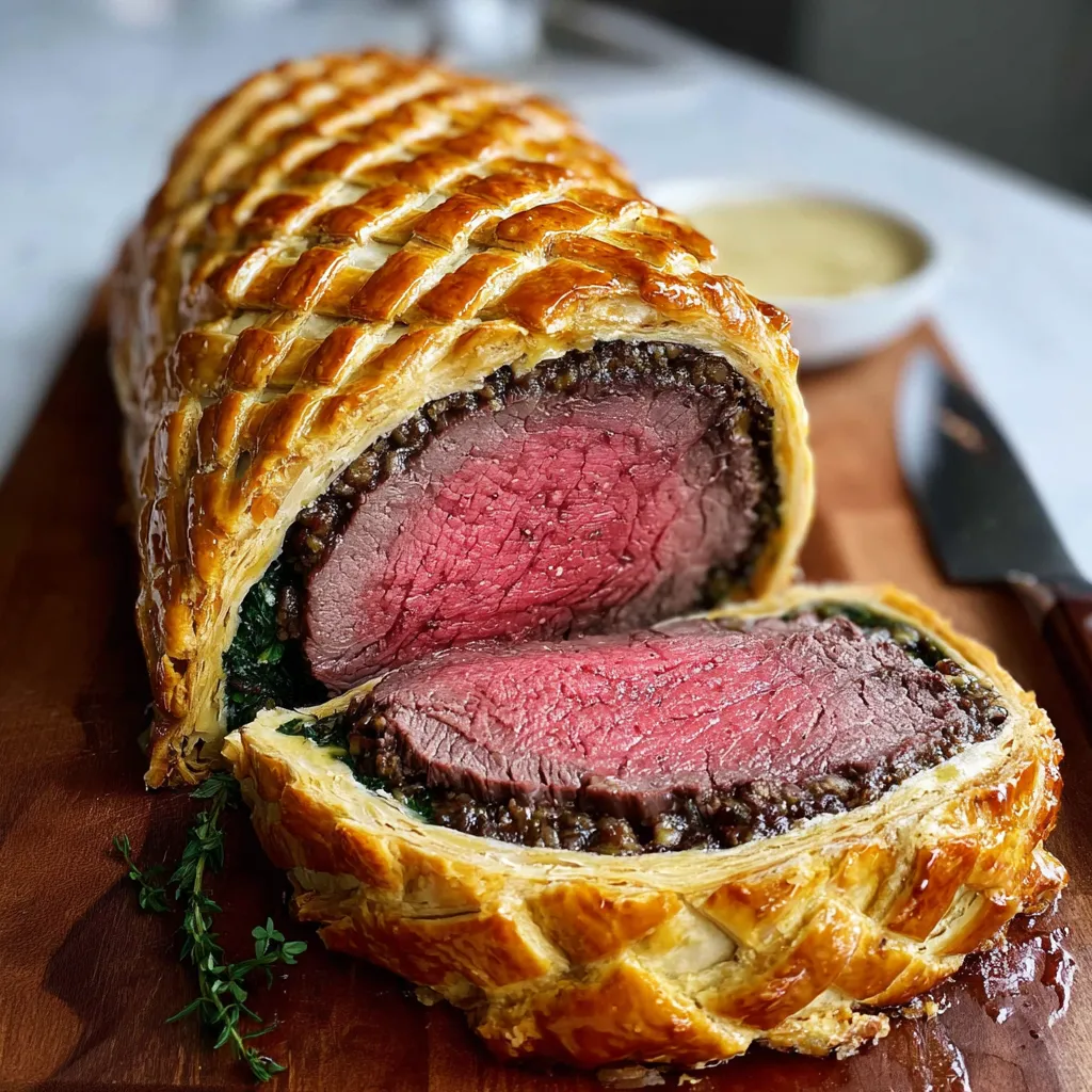 A delicious Beef Wellington featured image showcases the elegant presentation of this classic dish.