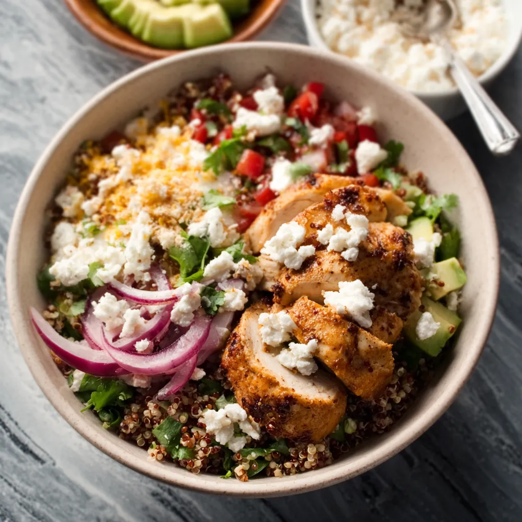 ULTIMATE CHICKEN QUINOA POWER BOWL