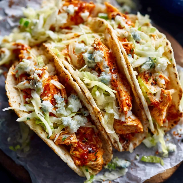 Spicy Buffalo Chicken Tacos Recipe