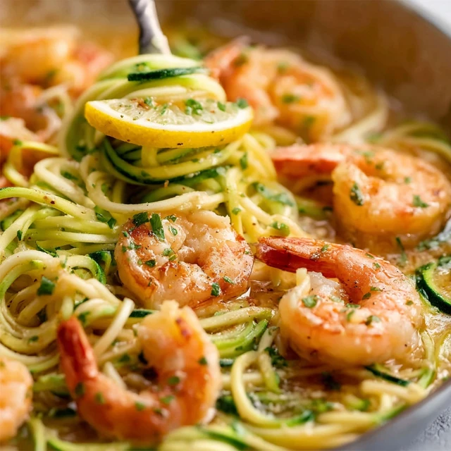 Shrimp Scampi With Zucchini Noodles Recipe