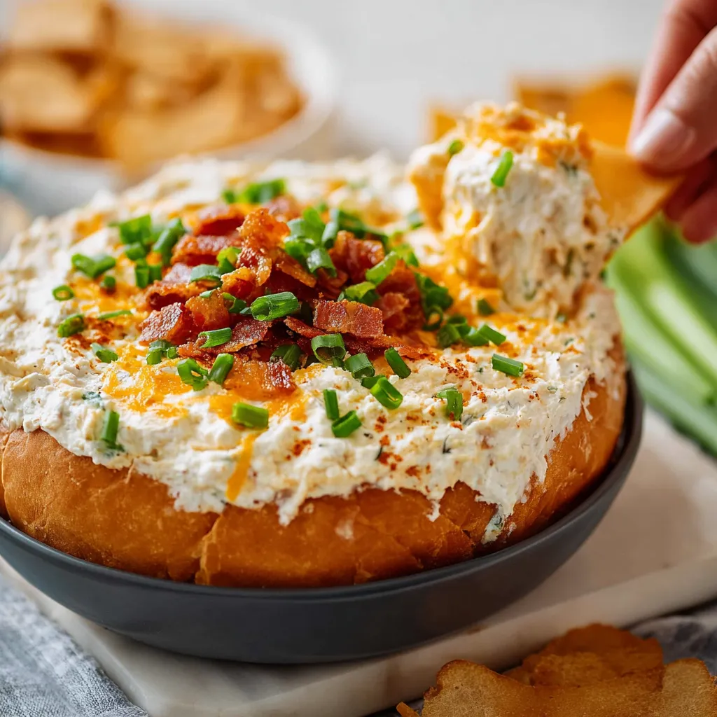 CHEESY CRACK CHICKEN DIP BACON RANCH RECIPE