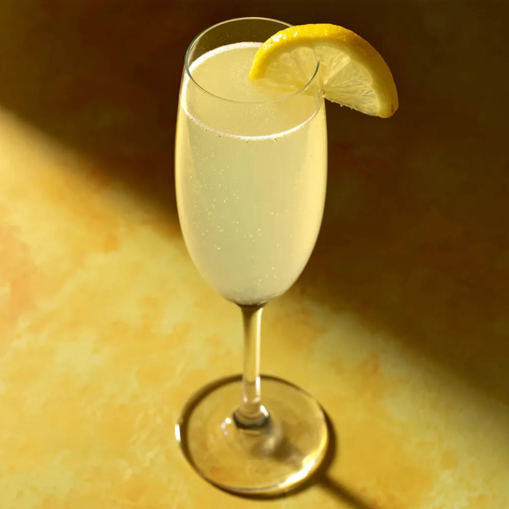 CLASSIC FRENCH 75 CHAMPAGNE BRUNCH COCKTAIL