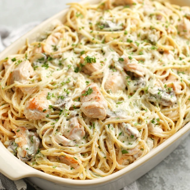 COMEBACK KING CHICKEN TETRAZZINI CASSEROLE