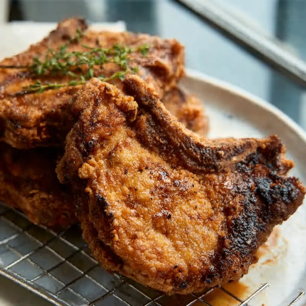 Crispy Southern Fried Pork Chops