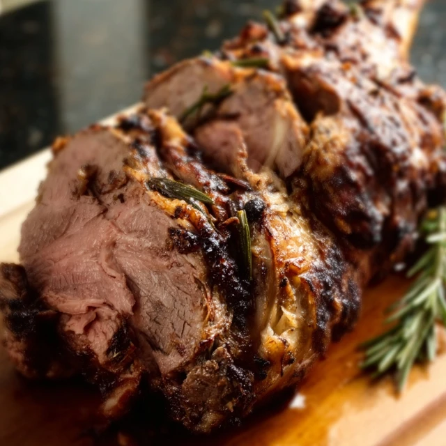 FLAWLESS ROAST LEG OF LAMB WITH ROSEMARY