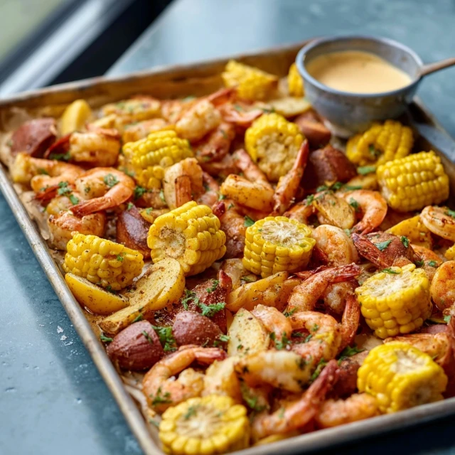 SHEET PAN SHRIMP BOIL SUMMER FEAST