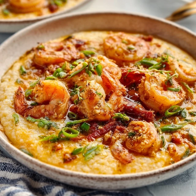 SOULFUL SHRIMP AND GRITS SOUTHERN CLASSIC